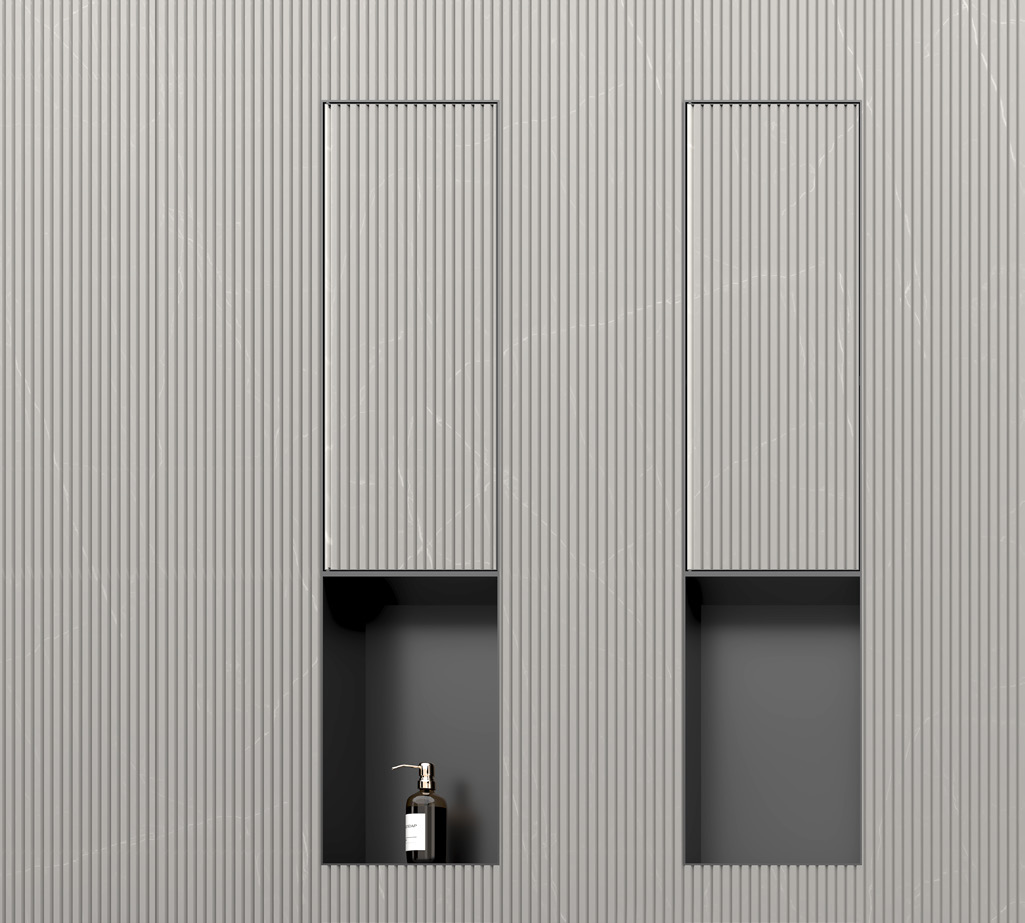 MBK-MA02 暗装三层壁龛(两层带门)