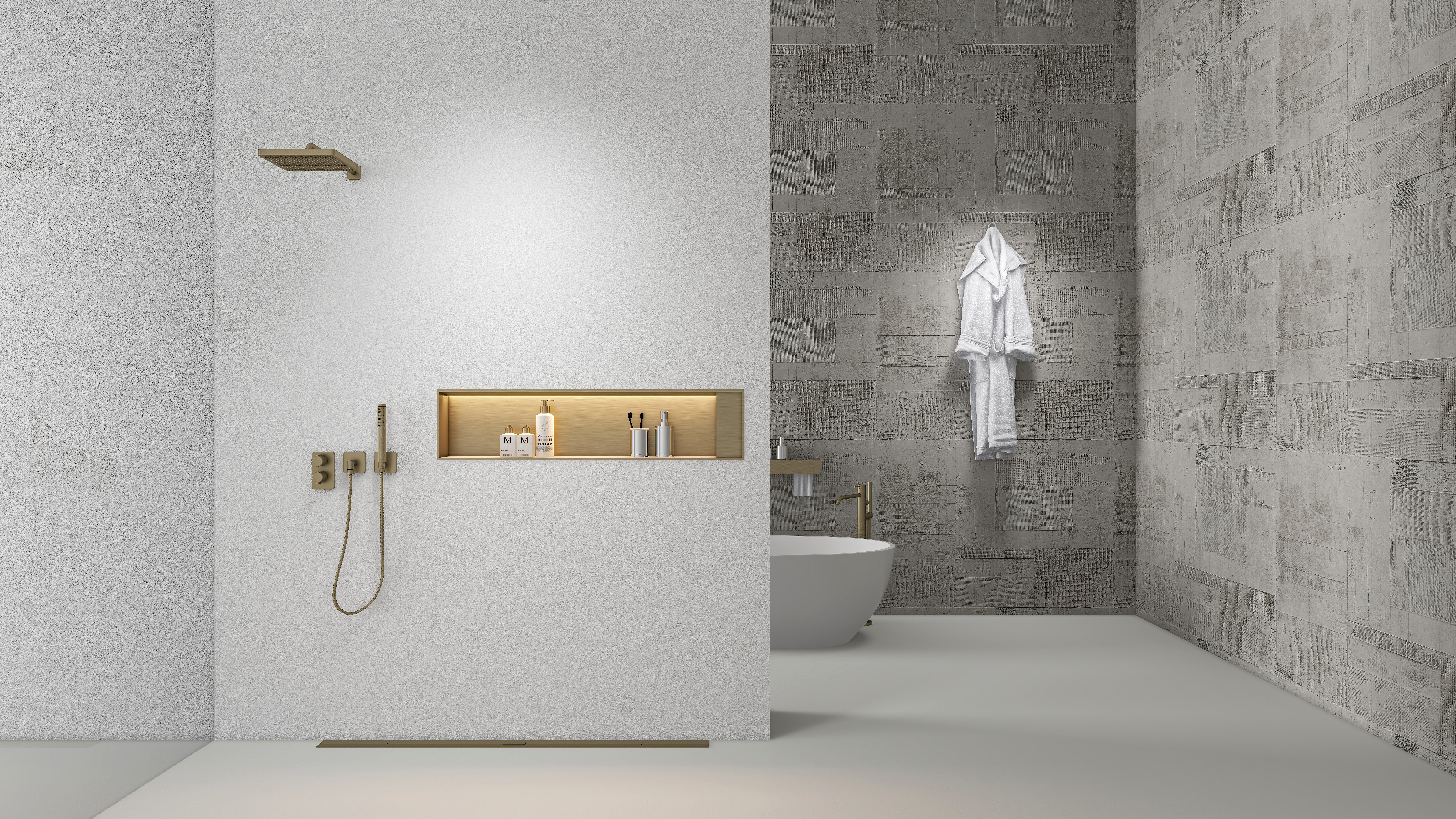 MBK-AF02 横置单层尾翼壁 龛(带灯)